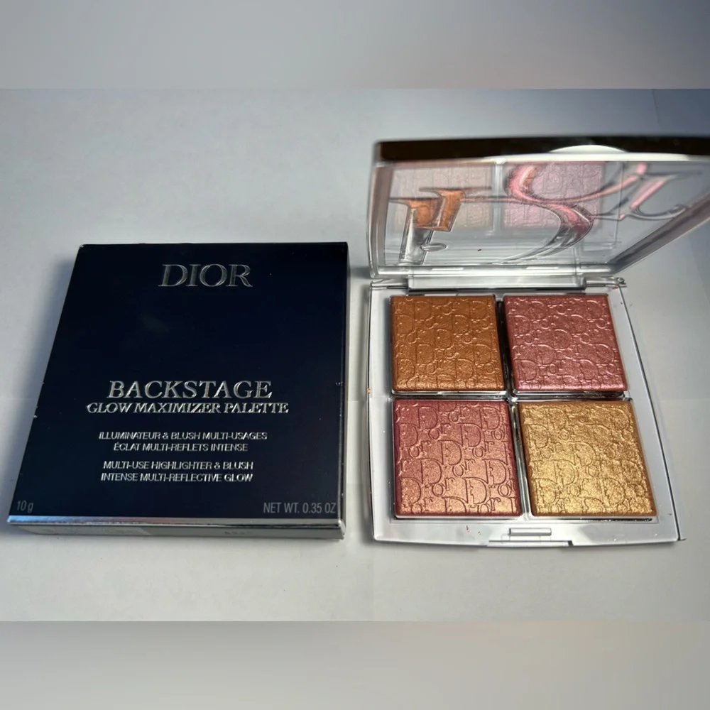NWT🌷DIOR Backstage Glow Maximizer Face Palette in “Sunlit Amber Glow”